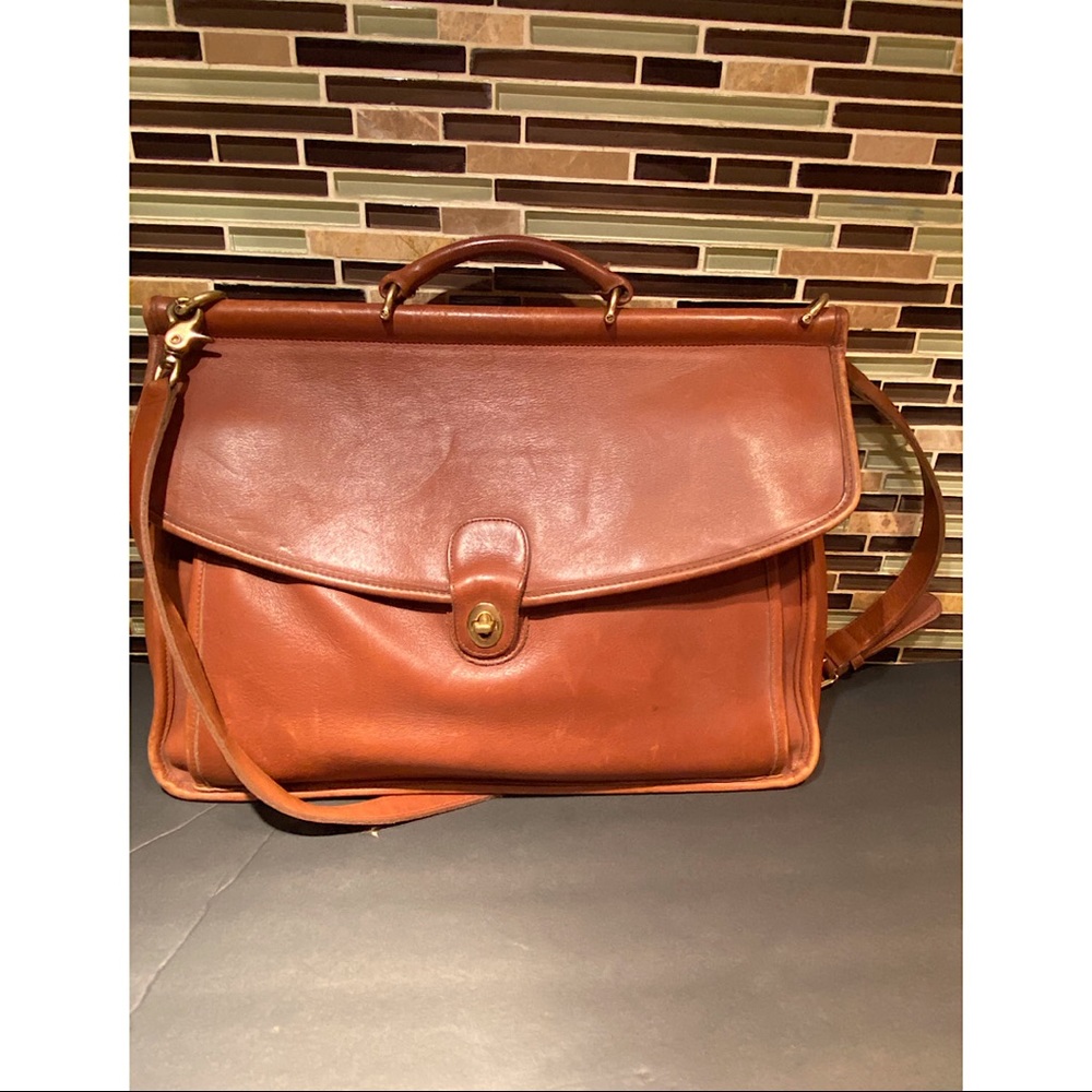 Coach Beige Messenger Bag